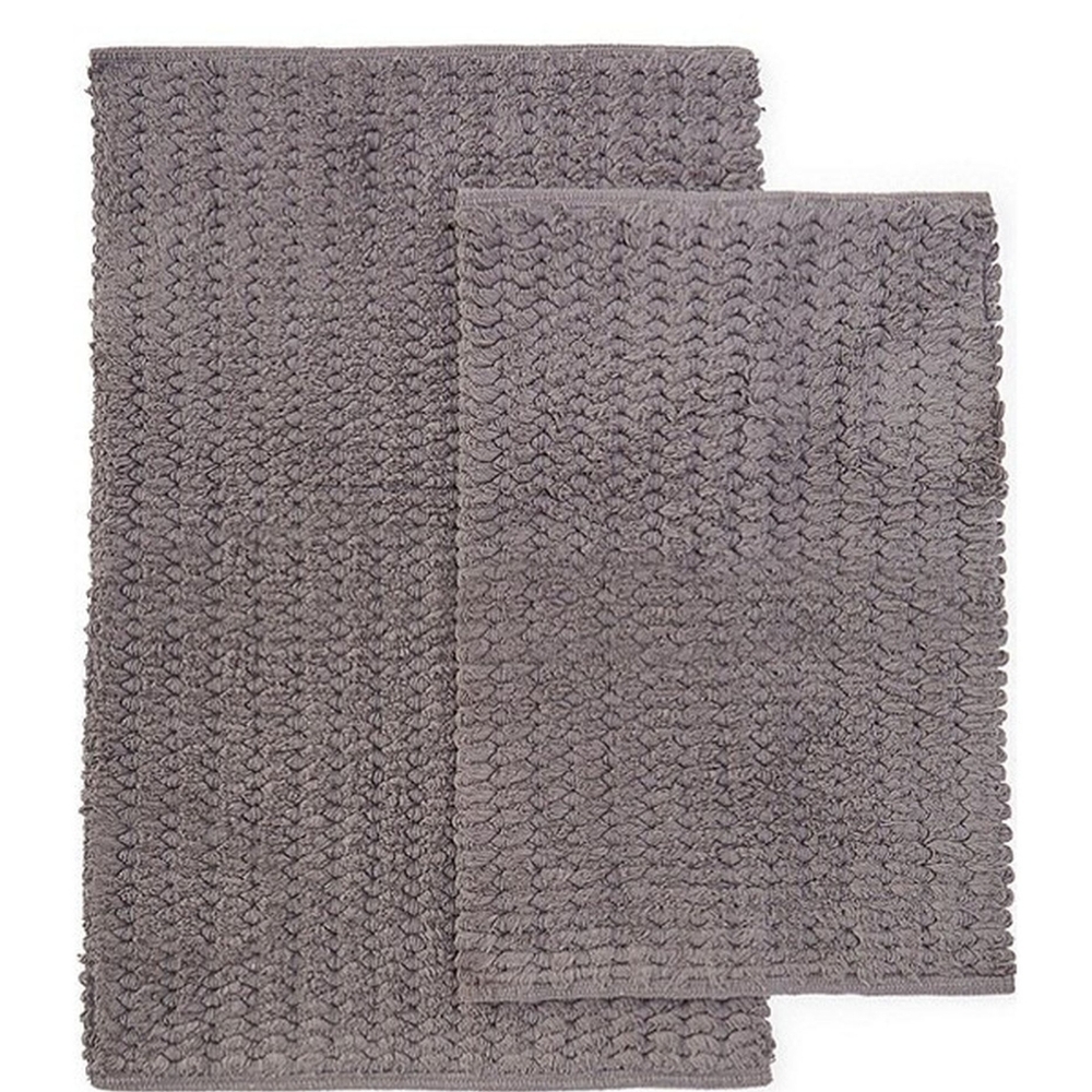 New With Tag Southern Living Sonada Bath Rugs in Gray